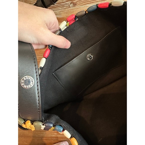 simon miller Puffin Multicolored Bead Shoulder Bag new - Picture 3 of 4